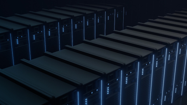 Servidores en data center ilustrando la alianza de SAIMA SYSTEMS y ADAM DATA CENTER para una transformación digital rápida, segura y escalable.